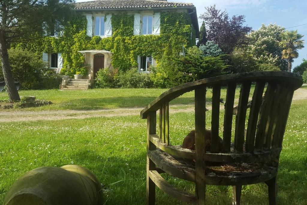 Maison Du 18E De Charme Au Calme Idrac-Respailles Eksteriør billede